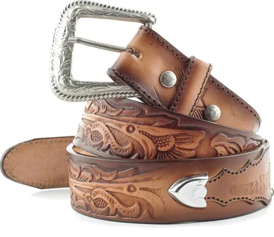 Produktbild von Ledergürtel Westerngürtel Cowboygürtel »WG-54« Braun