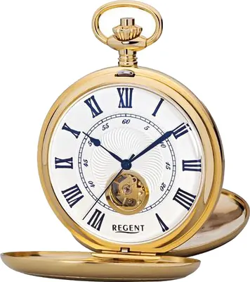 Produktbild von Regent Herren Uhr Armbanduhr Handaufzug Mechanisch Taschenuhren D2URP708