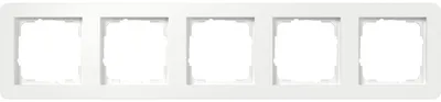 Produktbild von GIRA 0215150 Abdeckrahmen 5f E1Reinweiß