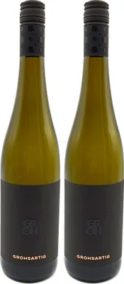 Produktbild von Groh - 2er Set Grohsartig Weissburgunder Chardonnay Trocken - Deutscher Qualitätswein 0,75L (12,5% Vol) -[Enthält Sulfite]