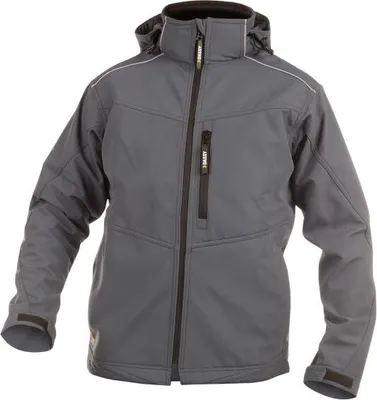 Produktbild von DASSY Softshelljacke TAVIRA + JAKARTA Gr. 4XL grau