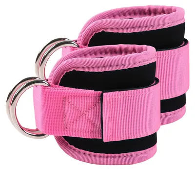Zdjęcie produktu dla Pętelka na stopę, linka, pasek na kostkę, opaska fitness - regulowana - poliester - 2-elementowa - do treningu nóg i fitnessu