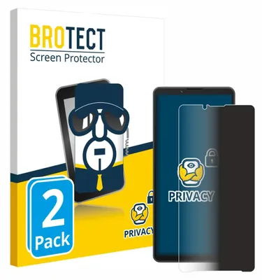 Produktbild von 2x BROTECT Sichtschutzfolie für Sony Xperia 10 VII Anti-Spy Privacy Sichtschutz Blickschutz Folie Blaulicht-Schutz