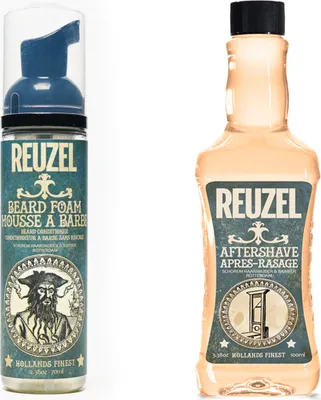 Produktbild von Reuzel Beard Foam 70ml + Reuzel After Shave 100ml