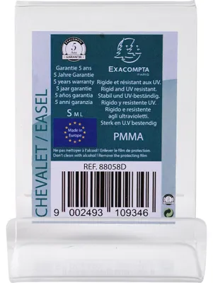 Image de Exacompta 30x Chevalet L53xH83xP30 Cristal 88058D