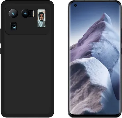 Produktbild von cofi1453® Silikon Hülle Basic kompatibel mit XIAOMI MI 11 ULTRA Case TPU Soft Handy Cover Schutz Schwarz