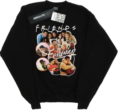 Produktbild von Friends - "The One With All The Hugs" Sweatshirt für Herren BI24893 (XL) (Schwarz)