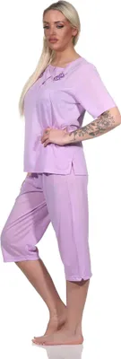 Immagine prodotto di Pigiama donna con maniche corte; lilla/M/38