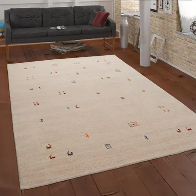 Produktbild von Paco Home Teppich Bunt Wolle Handgewebt Gabbeh Qualität Ethno Style Robust 240x340 cm