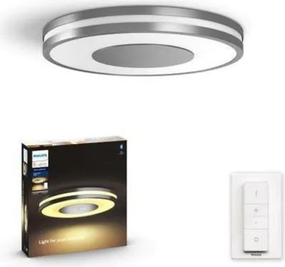 Zdjęcie produktu dla Philips Hue White ambiance Lampa sufitowa Being, Inteligentne światło sufitowe, Bluetooth/Zigbee, Aluminium, LED, Metal, Plastik, Niewymienialne źródło światła