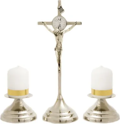 Obrázok produktu pre Modernes silbernes Weihnachtslieder-Set 21,5 cm