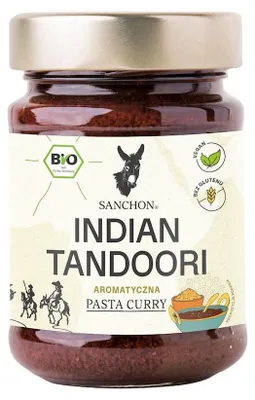 PASTA CURRY INDIAN TANDOORI BEZGLUTENOWA BIO 190 g - SANCHON