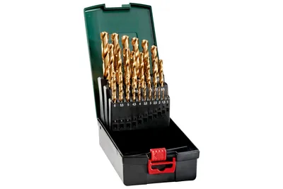 Produktbild von Metabo HSS-TiN-Bohrerkassette - 25 teiliges Set