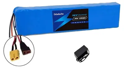 Obrázek produktu pro Bateriový blok lithium-iontový, kapacita 100 Ah, napětí 36 V, konektor XT60-T, 36V