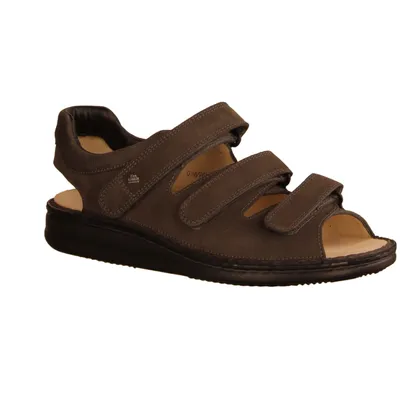 Obrázok produktu pre Finn Comfort Tunis pánske sandále, sivé, kožené, NOVINKA - pánske sandále / mule, sivé, kožené (impala)
