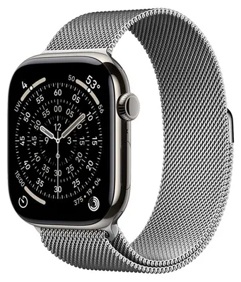 Immagine prodotto di Bracciale Crong Milano in acciaio per Apple Watch 49/46/45/44 mm, argento