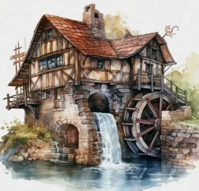Immagine prodotto di 40x30 cm pittura diamantata fai da te Mulino per pittura diamantata fai da te