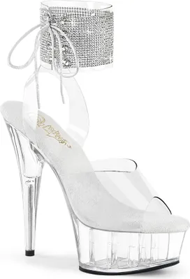 Produktbild von DELIGHT-691-2RS Damen Sandale von Pleaser, Transparent  , EU 40, US 10