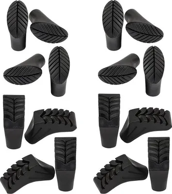 Produktbild von Famanu Nordic Walking Stock - Gummipuffer für Nordic Walking - Freizeit Sport