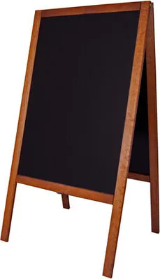 Produktbild von 1x Gehweg-Kreidetafel dunkelbraun wasserfest 61x118cm