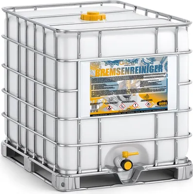 Produktbild von Bremsenreiniger 1000L Kraftreiniger Entfetter Werkstatt Öl Fett IBC GiDeli