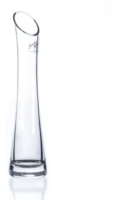 Produktbild von Glasvase "Diago" Ø 5,5 x 26cm | Hohe Blumenvase Einzelstielvase Glas