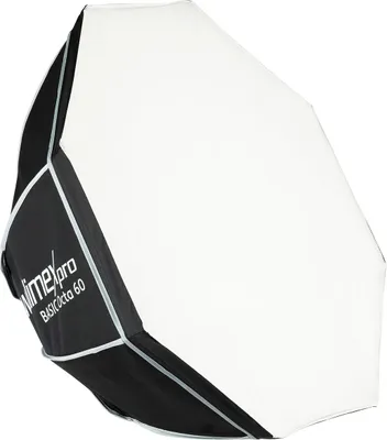 Produktbild von Walimex pro Basic Softbox Octagon 60cm, um 360° drehbar, inkl Front- und Zwischendiffusor, Transporttasche, Bowens Adapter, ideal für Produkt- und Peoplefotografie