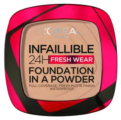 Produktbild von L’Oréal Paris Infaillible Poeder 120, Puder, Beige, Vanilla, Mattierend, Natürlich, Durchscheinend