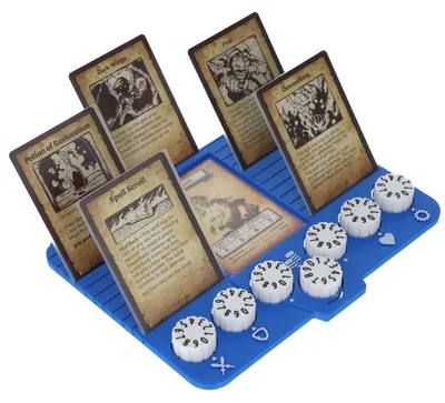 Zdjęcie produktu dla Pulpit z licznikami i gniazdami na karty do gry HeroQuest