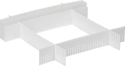 Produktbild von com-four® 8x Schubladenorganizer, verstellbar, zum strukturierten Aufbewahren