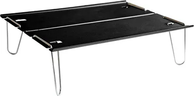 Produktbild von Kleiner Klapptisch, ultraleichter kompakter Campingtisch fuer Outdoor-Rucksacktouren, Wandern, Picknick, Strand