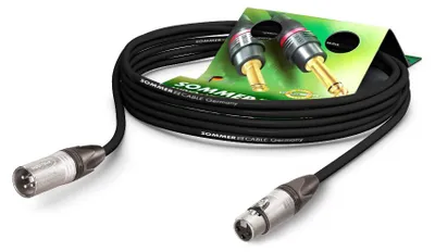 Produktbild von Mikrofonkabel SC-Primus, 2 x 0.50 mm² | XLR / XLR, NEUTRIK® | 10,00m | schwarz