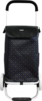 Produktbild von 40L Einkauf Trolley Einkaufswagen Shopping Trolley Tasche Aluminium Motiv 1