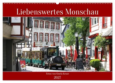 Produktbild von Liebenswertes Monschau (Wandkalender 2027 DIN A2 quer), CALVENDO Monatskalender