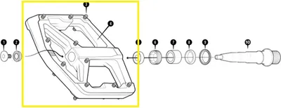 Produktbild von Crankbrothers Pedal Body Pedalkörper, Stamp V2, Level 2, large, links, black