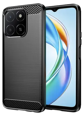 Zdjęcie produktu dla Techsuit - Carbon Silicone etui do Honor X5b - czarne