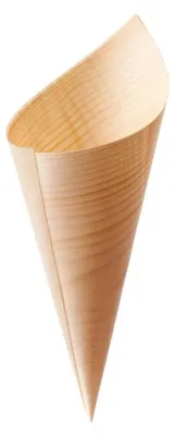 Zdjęcie produktu dla Rożki fingerfood z drewna 22x9,5cm, 100szt