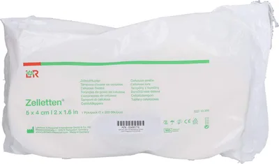 Produktbild von Lohmann & Rauscher Zelletten Tupfer 5 x 4 cm, 1000 St. Tupfer