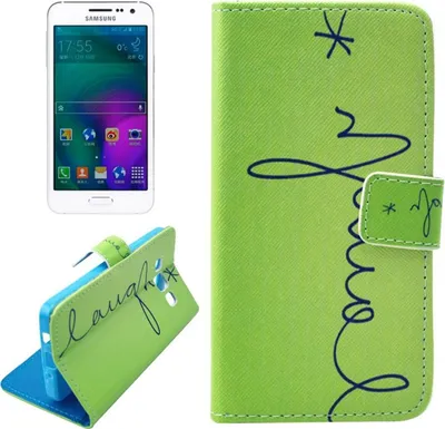 Produktbild von Handyhülle Tasche für Handy Samsung Galaxy A3 Schriftzug