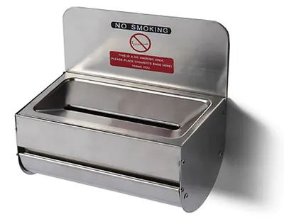Immagine prodotto di Posacenere da Parete 19x11x9,8 cm in Acciaio Inox