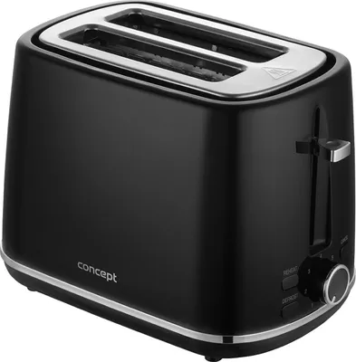 Obrázek produktu pro Elektrický topinkovač Concept, 930W, 7 stupňů propečení, černý, TE2075