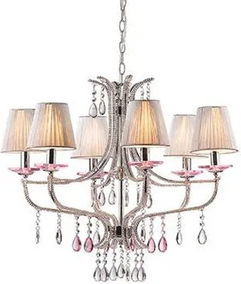 Produktbild von Ideal Lux Violette SP6, 6 Glühbirne(n), E14, IP20, Silber