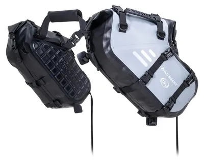 Produktbild von Motorrad Satteltaschen Wasserdicht 18L Seitentasche Grau (Paar)