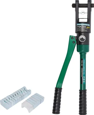 Produktbild von Hydraulische Crimpzange, 120KN Kraft, 11 Matrizensätze, grün