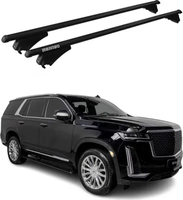 Immagine prodotto di Menabo portapacchi di base per Cadillac Escalade V 2023-25 75kg alluminio nero 2x