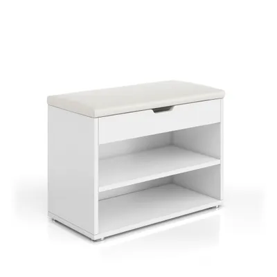Produktbild von Vicco Schuhbank Rolfe, 60 x 45 cm, Weiß