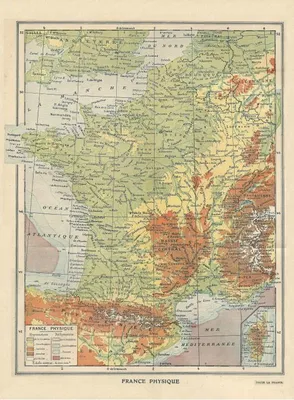 Image de Puzzle Grafika France carte Larousse 1925 - 2000 pièces