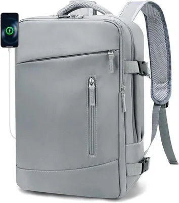Produktbild von 30 x 40 x 15 cm Handgepäck-Rucksack für Flugreisen - 20 Liter, wasserdichter Reise-Rucksack mit USB-Ladeanschluss - geeignet für 14-Zoll-Laptops