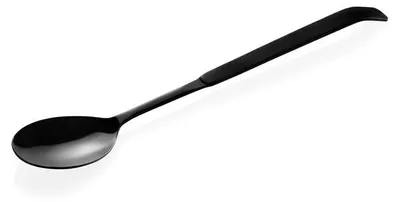 Produktbild von 8x Salatbesteck Salatlöffel Kitchen Tool 1887, 24 cm, mit schwarzer PVD Beschichtung, Chromnickelstahl