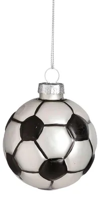 Productafbeelding van Voetbalornament, zilverkleurig